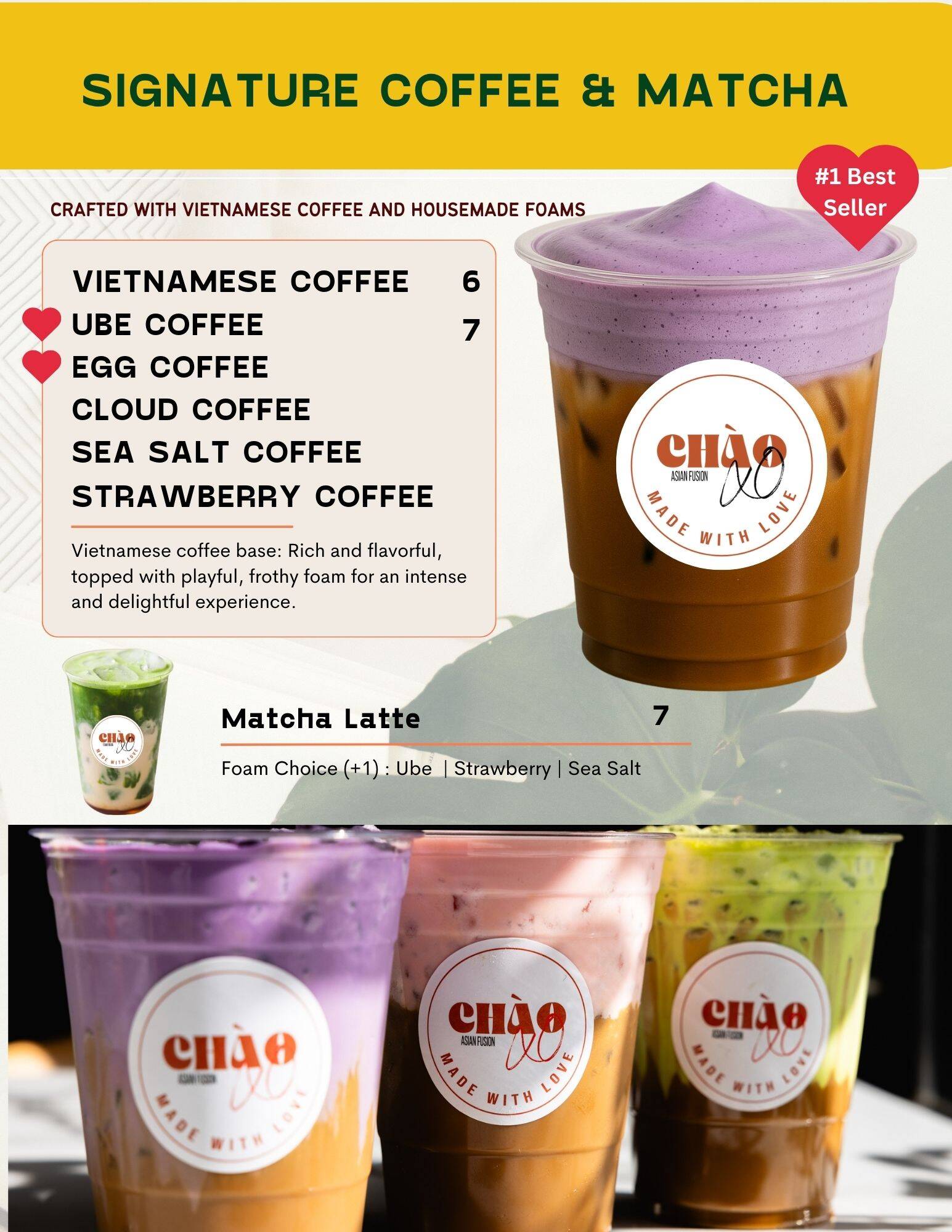 Our Menu | Chao XO