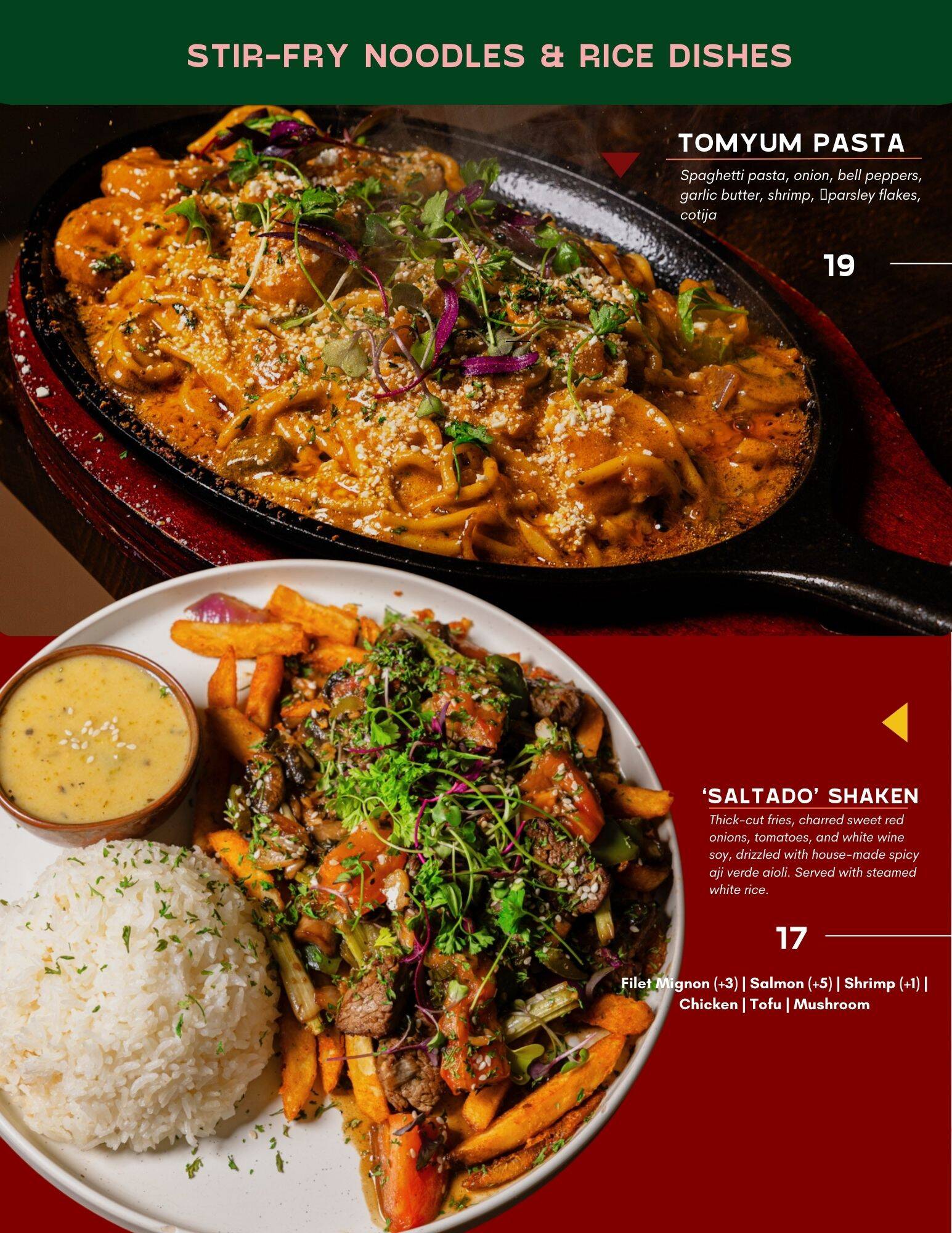 Our Menu | Chao XO